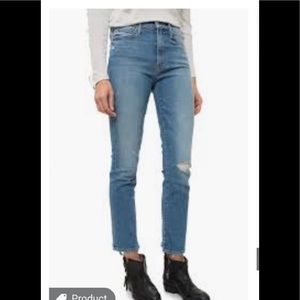 Mother Denim  High Waisted Rascal Ankle